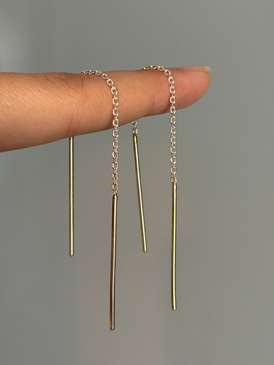 Thread Needle Earring