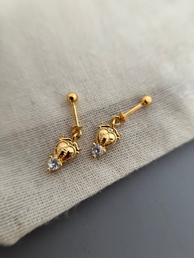 Bhairavi Helix Earrings