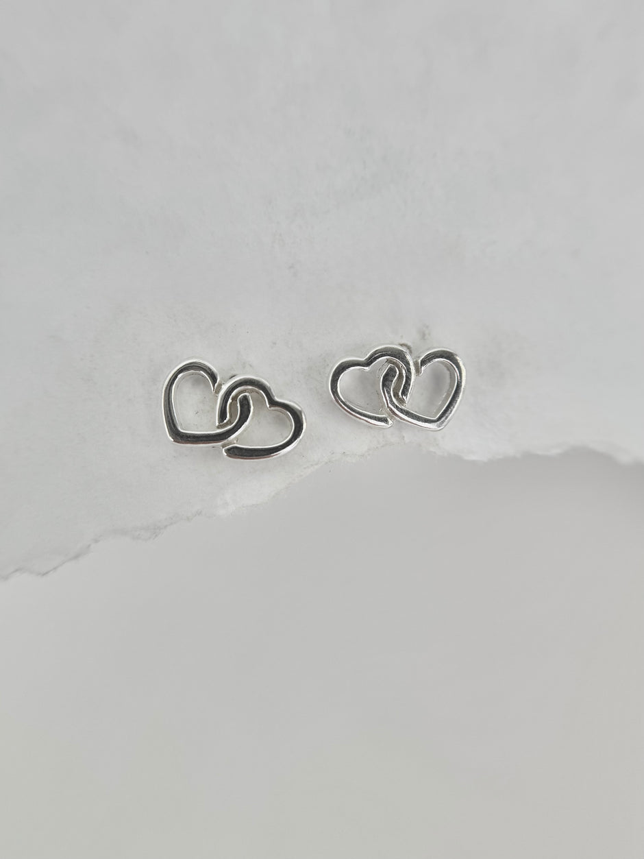 Dual Heart Earrings