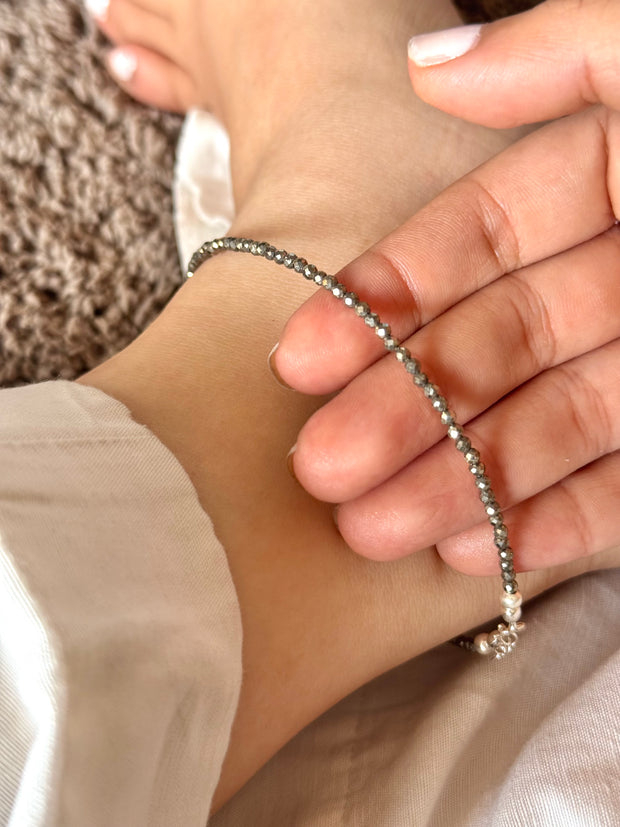 Pyrite Anklet