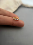 Gold Blitz Nose Ring