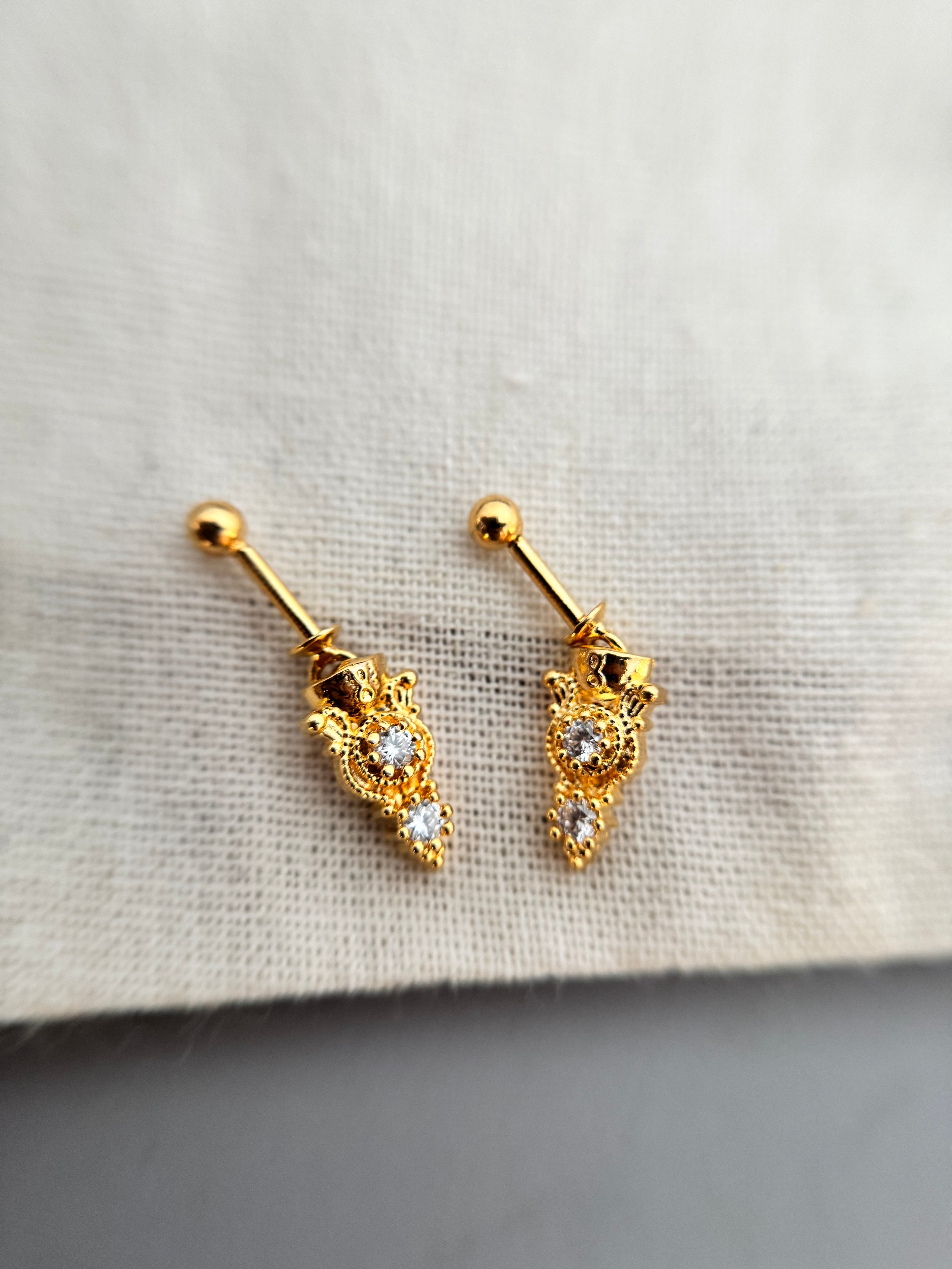 Devika Helix Earrings