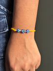 Evil Eye Yellow Rakhi