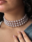 Lavender Pearl Choker