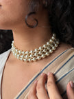 Creme Pearl Choker