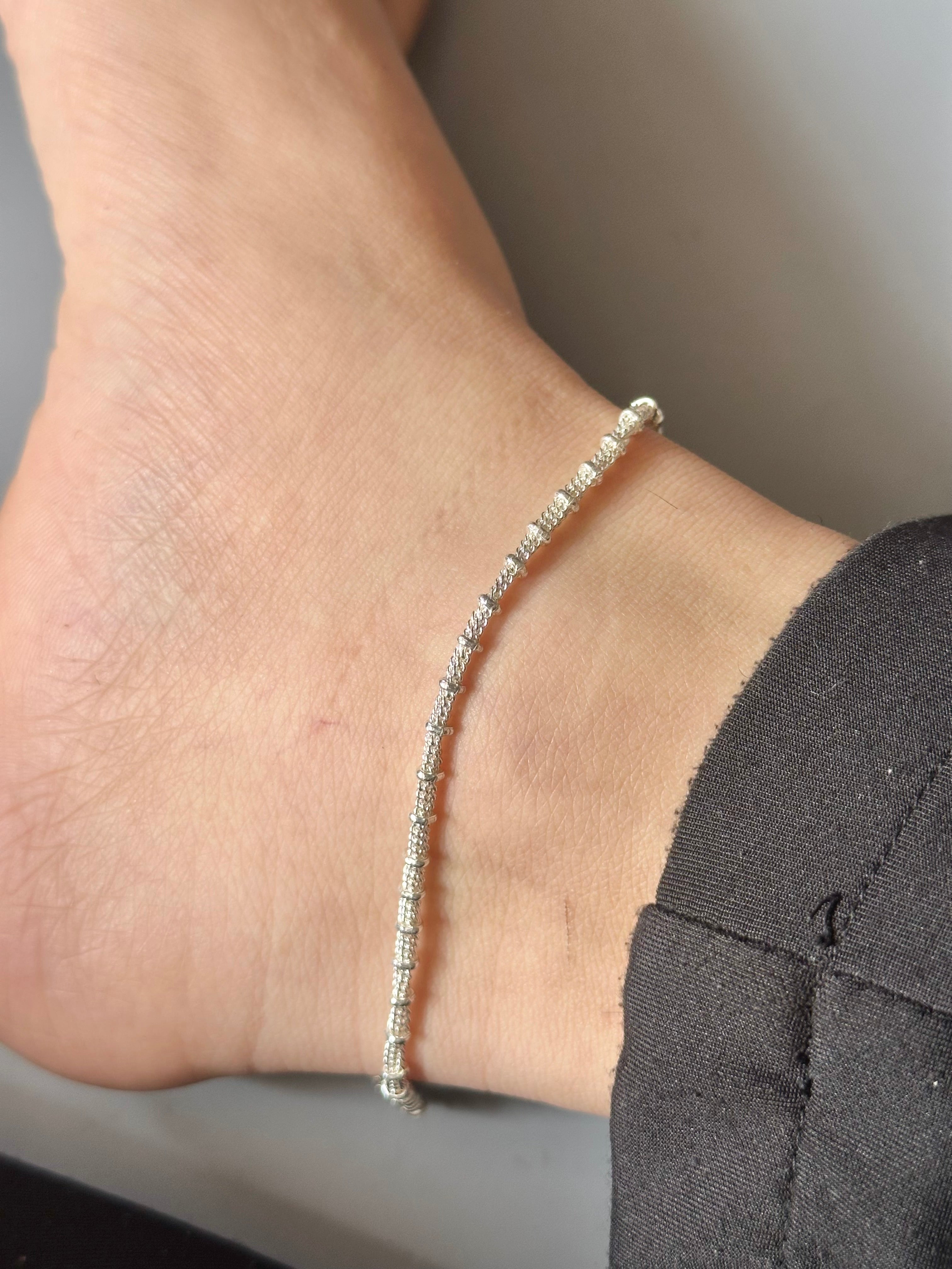 Frosted Anklet