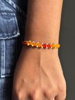 Yellow Beaded Rakhi