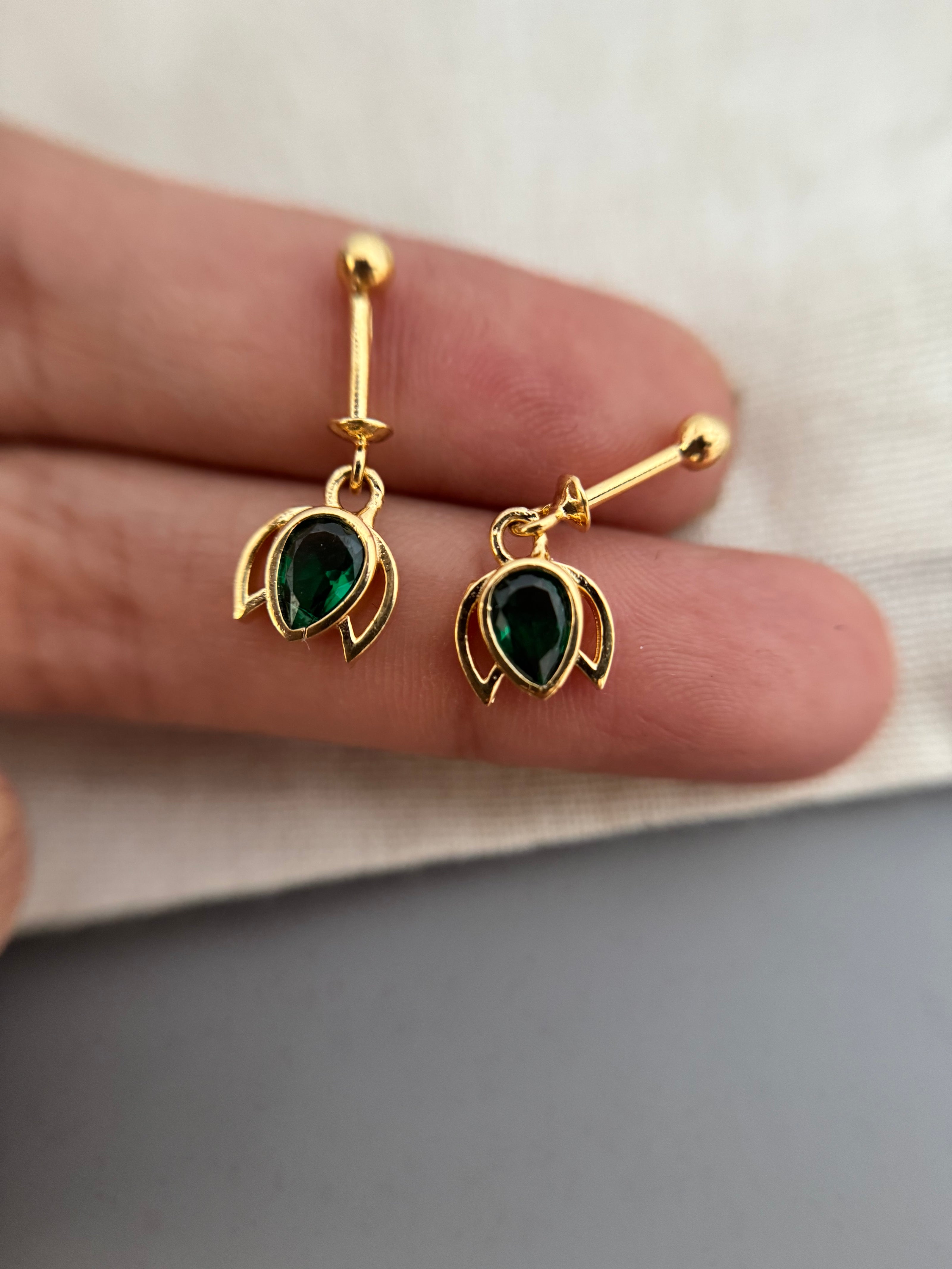 Vasudha Helix Earrings