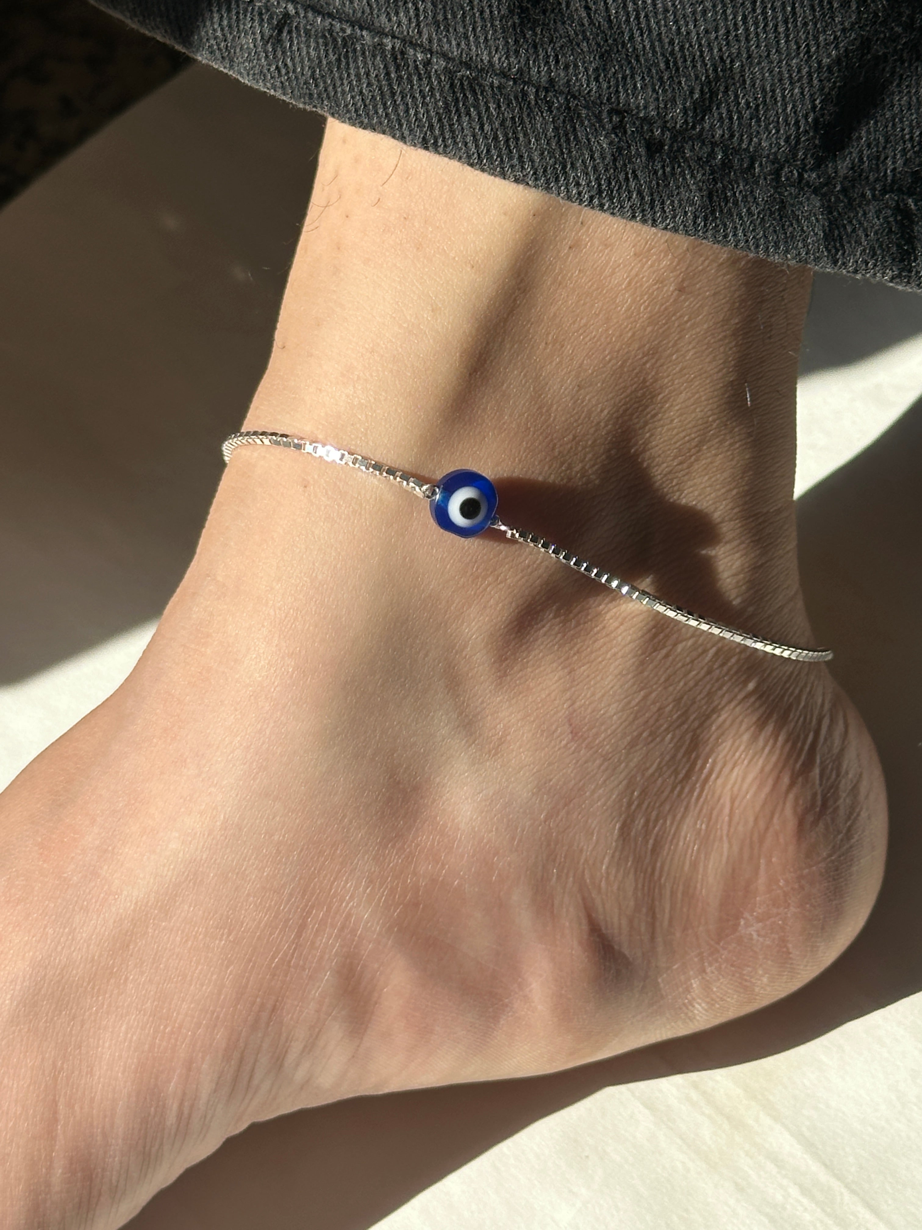 Livia Evil Eye Anklet