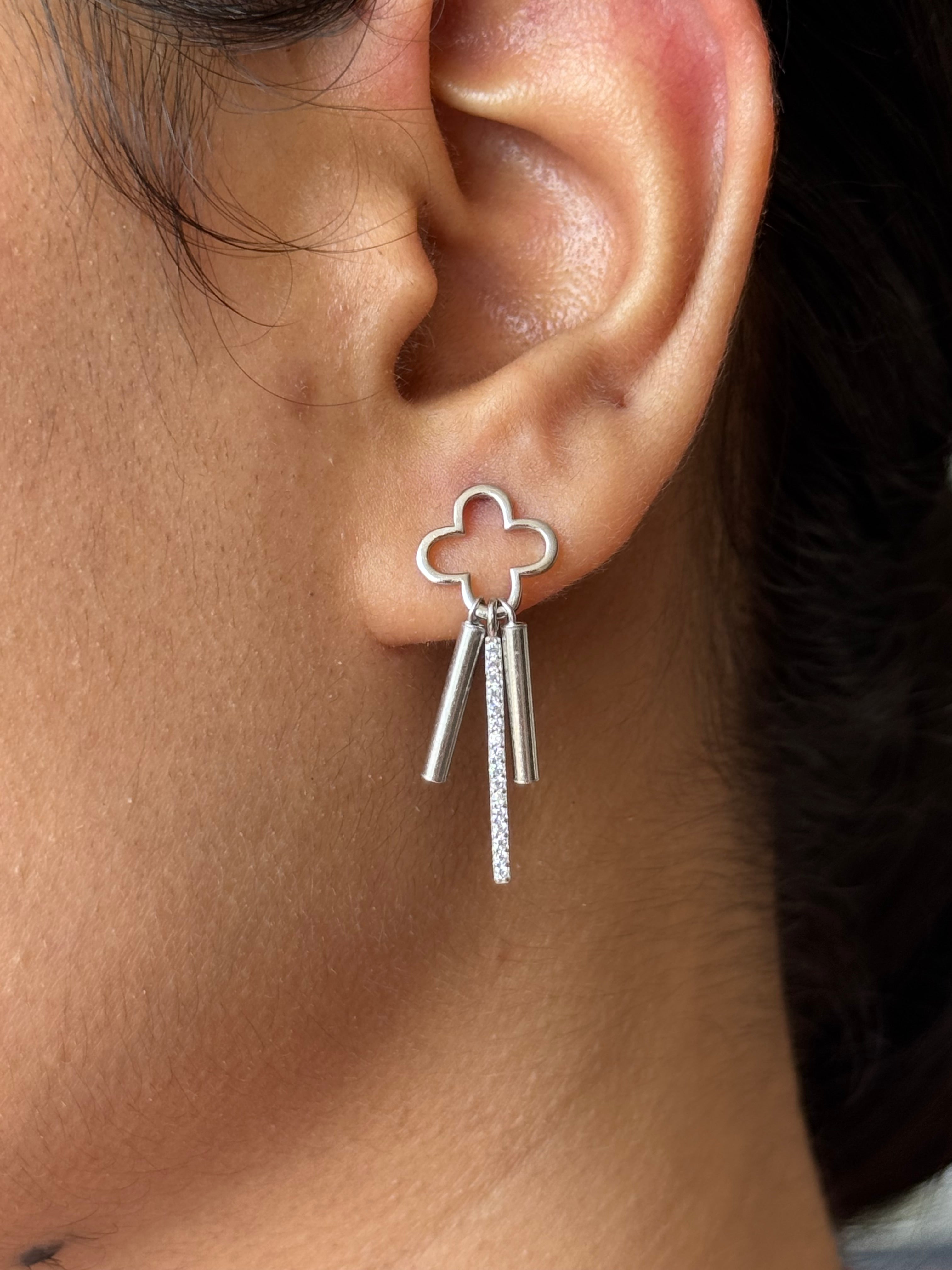Clover Cascade Drop Earrings