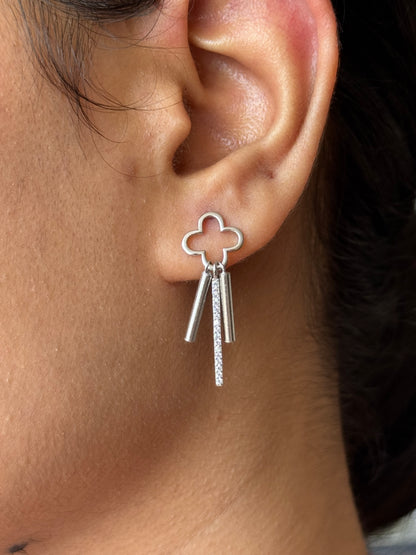 Clover Cascade Drop Earrings