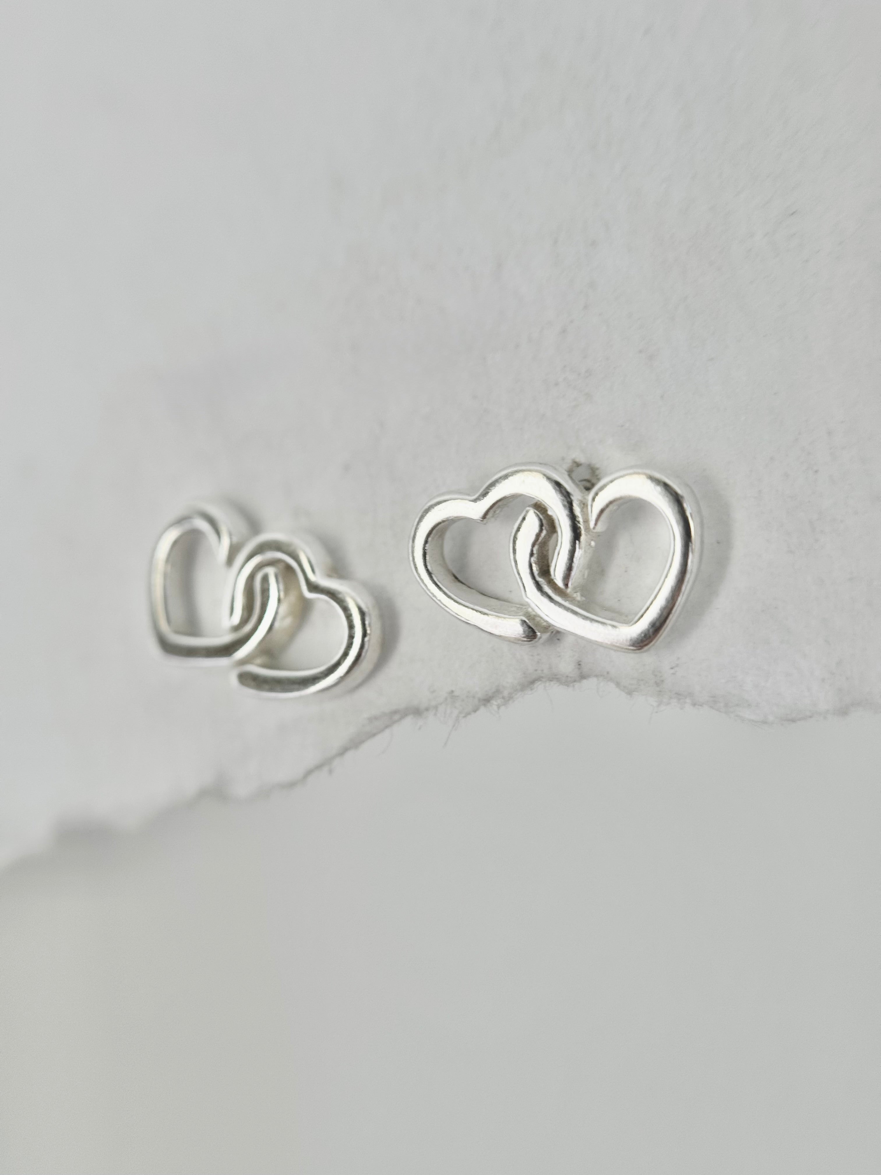 Dual Heart Earrings