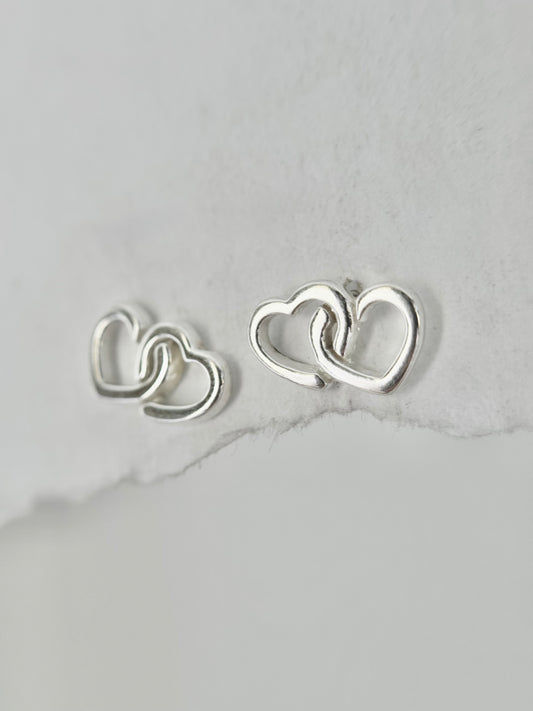 Dual Heart Earrings