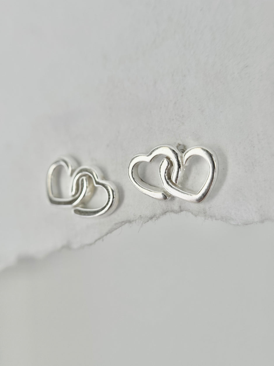 Dual Heart Earrings