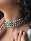 Grey Pearl Choker