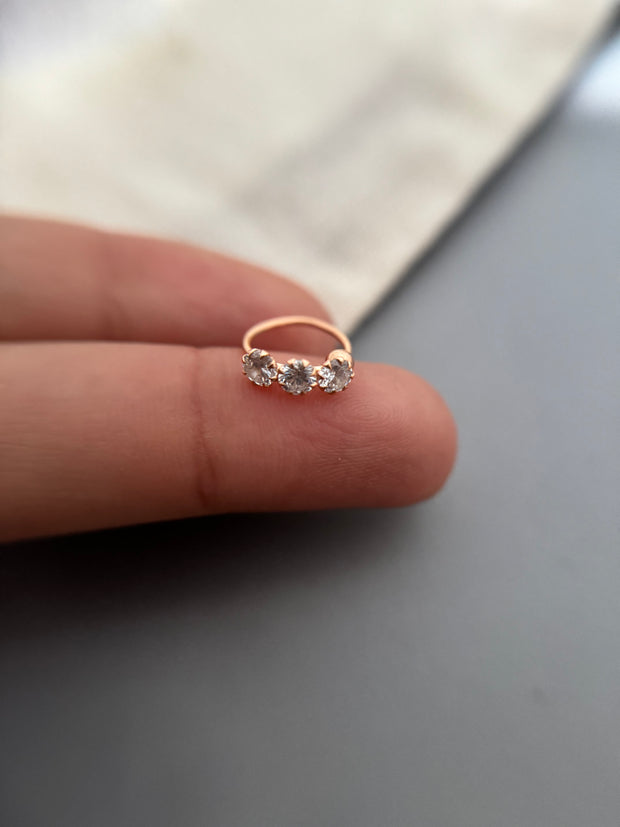 Rosegold Ayra Nose Ring