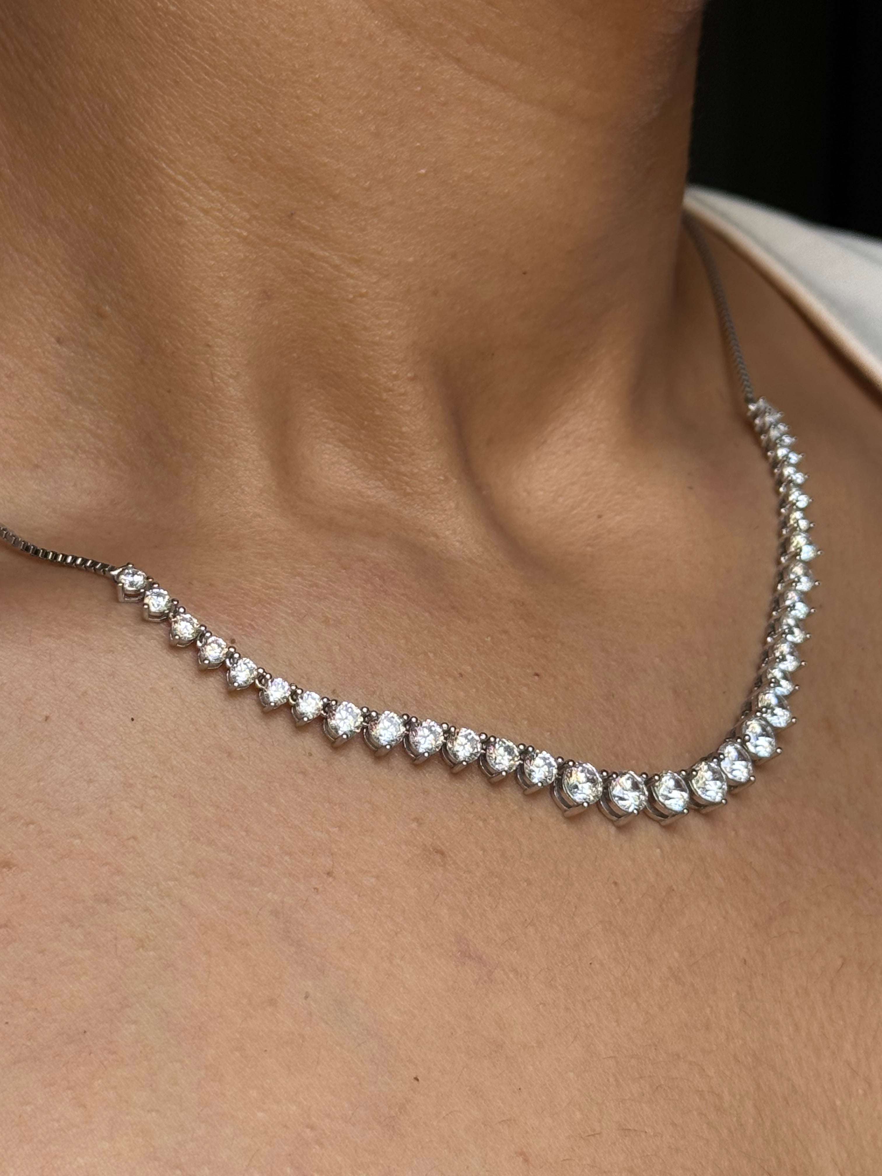 Celeste Tennis Necklace