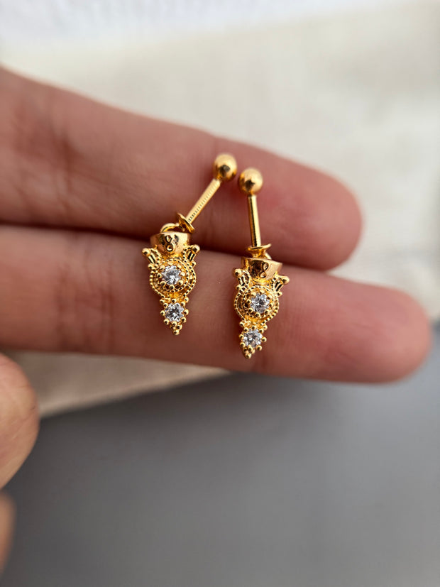 Devika Helix Earrings