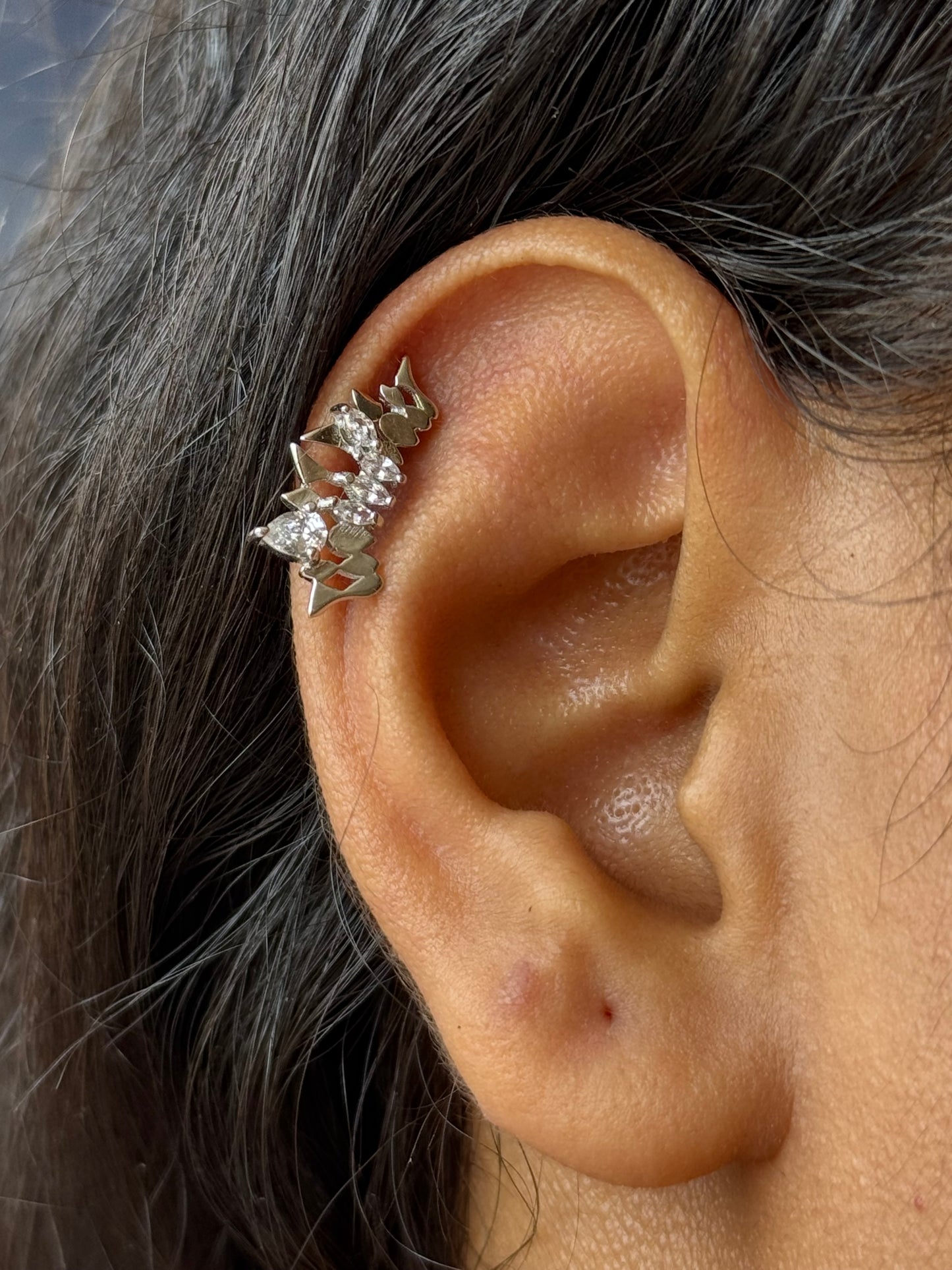 Vanta Edge Asymmetric Earrings