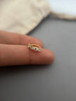 Gold Blitz Nose Ring