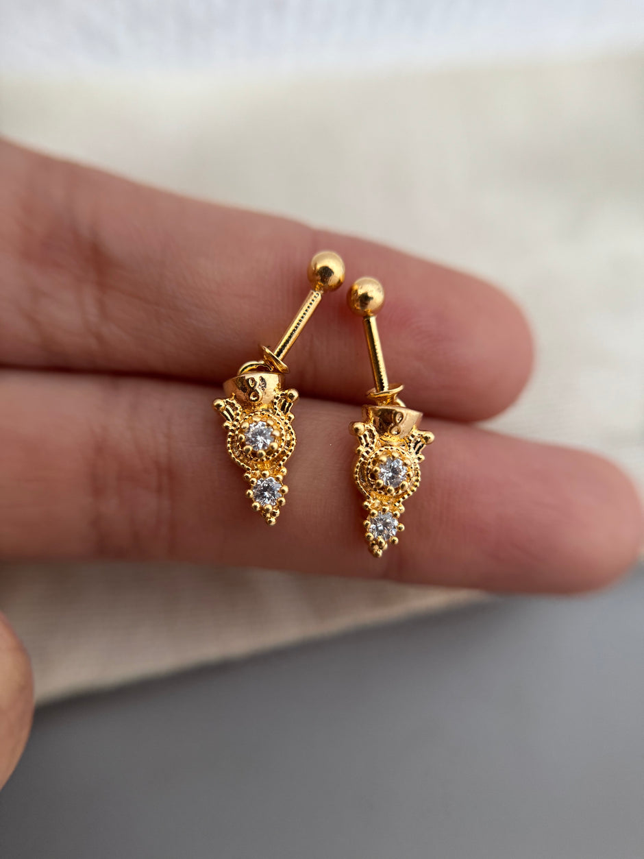 Devika Helix Earrings