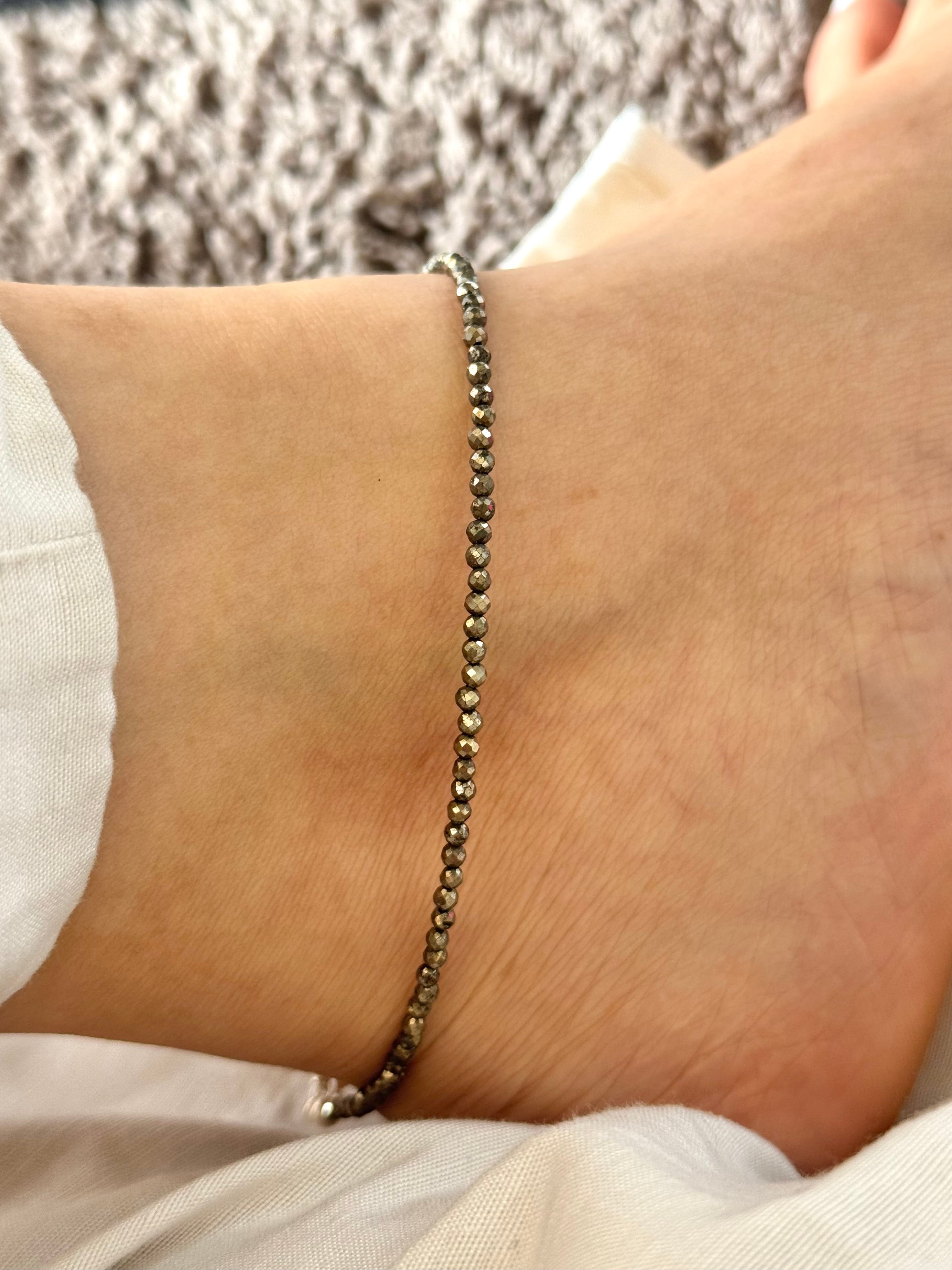 Pyrite Anklet