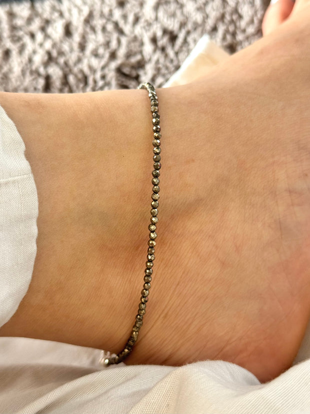 Pyrite Anklet