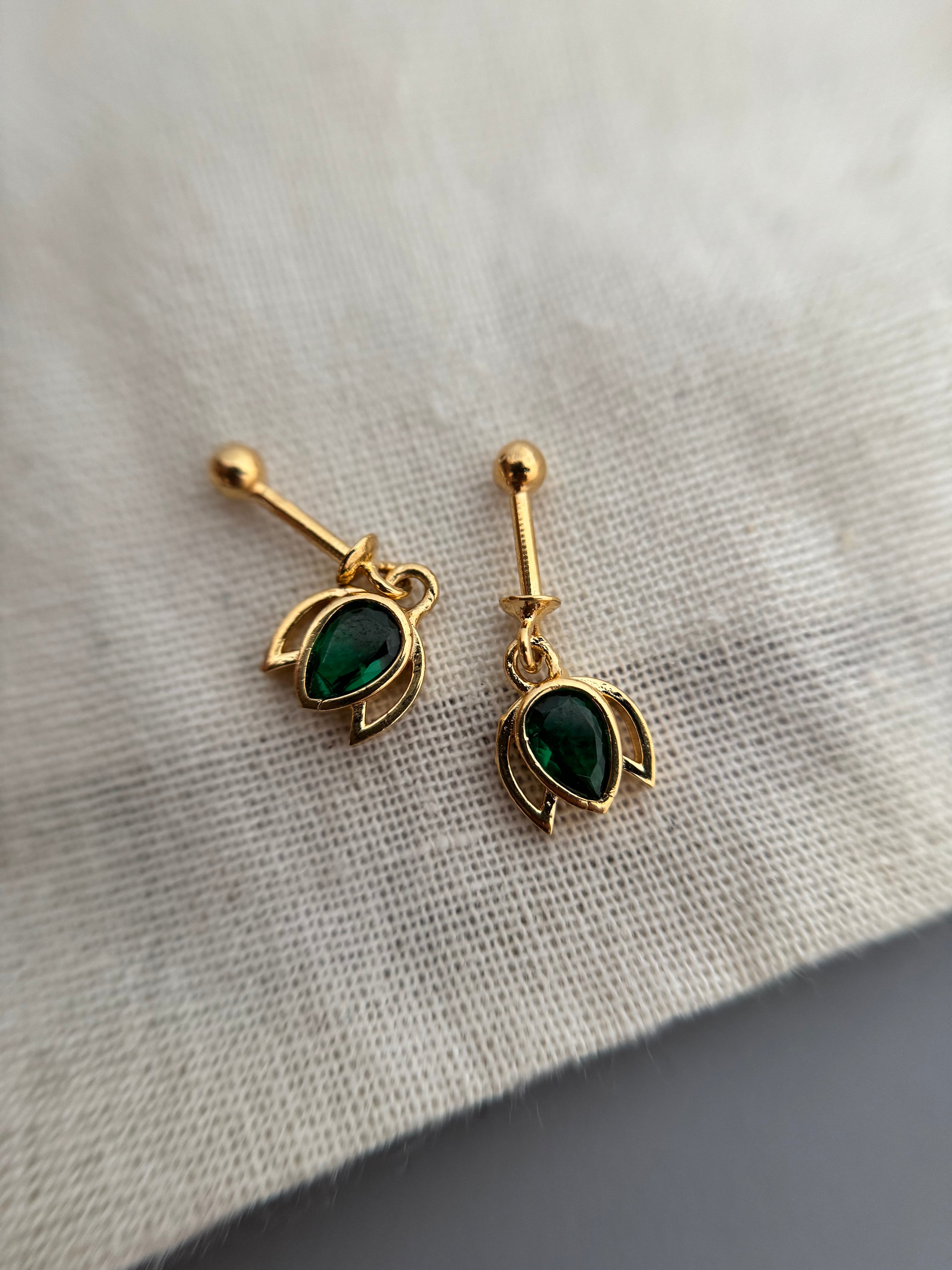 Vasudha Helix Earrings