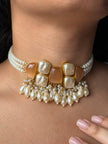 Kesariya Opal choker