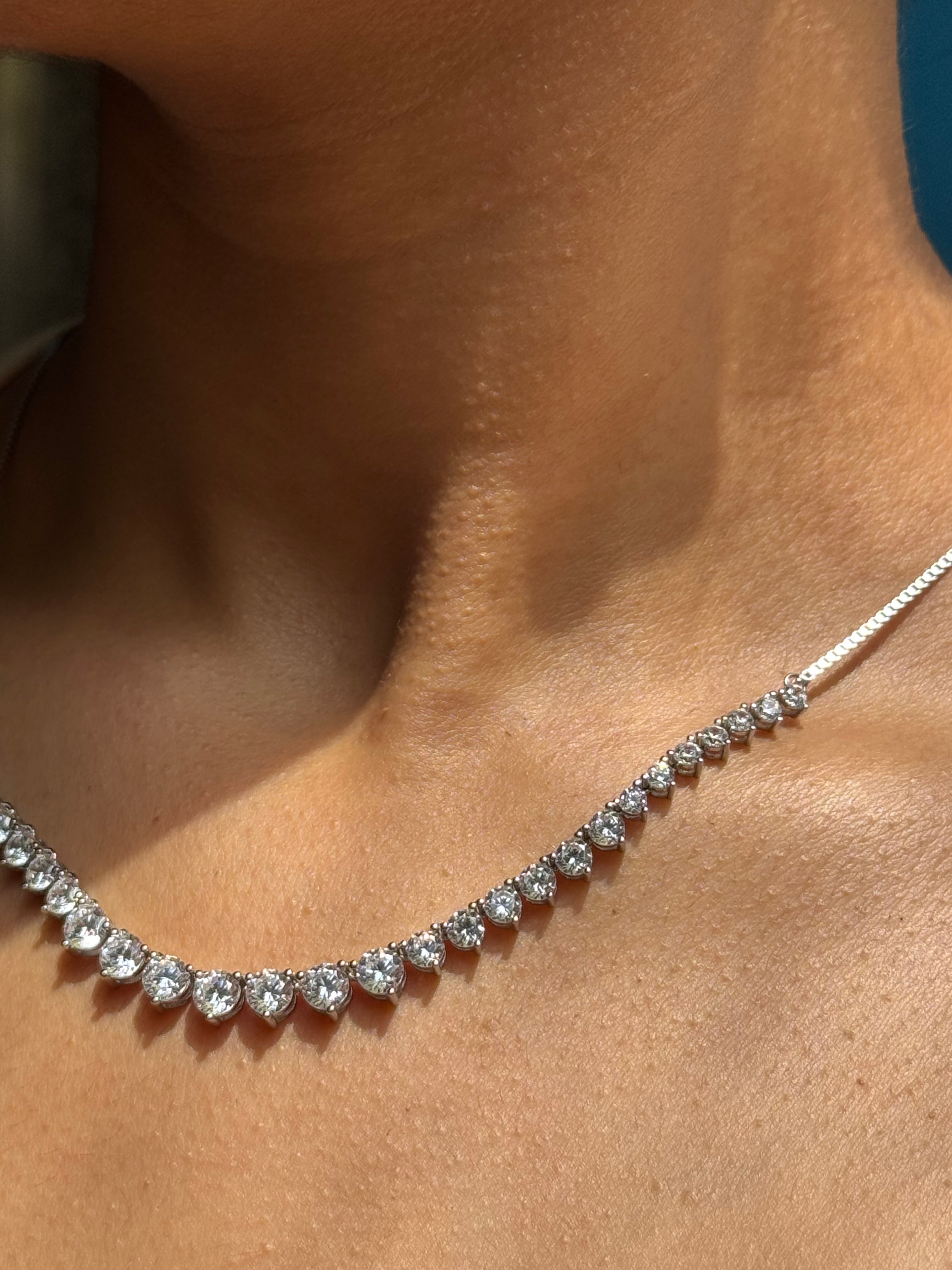 Celeste Tennis Necklace