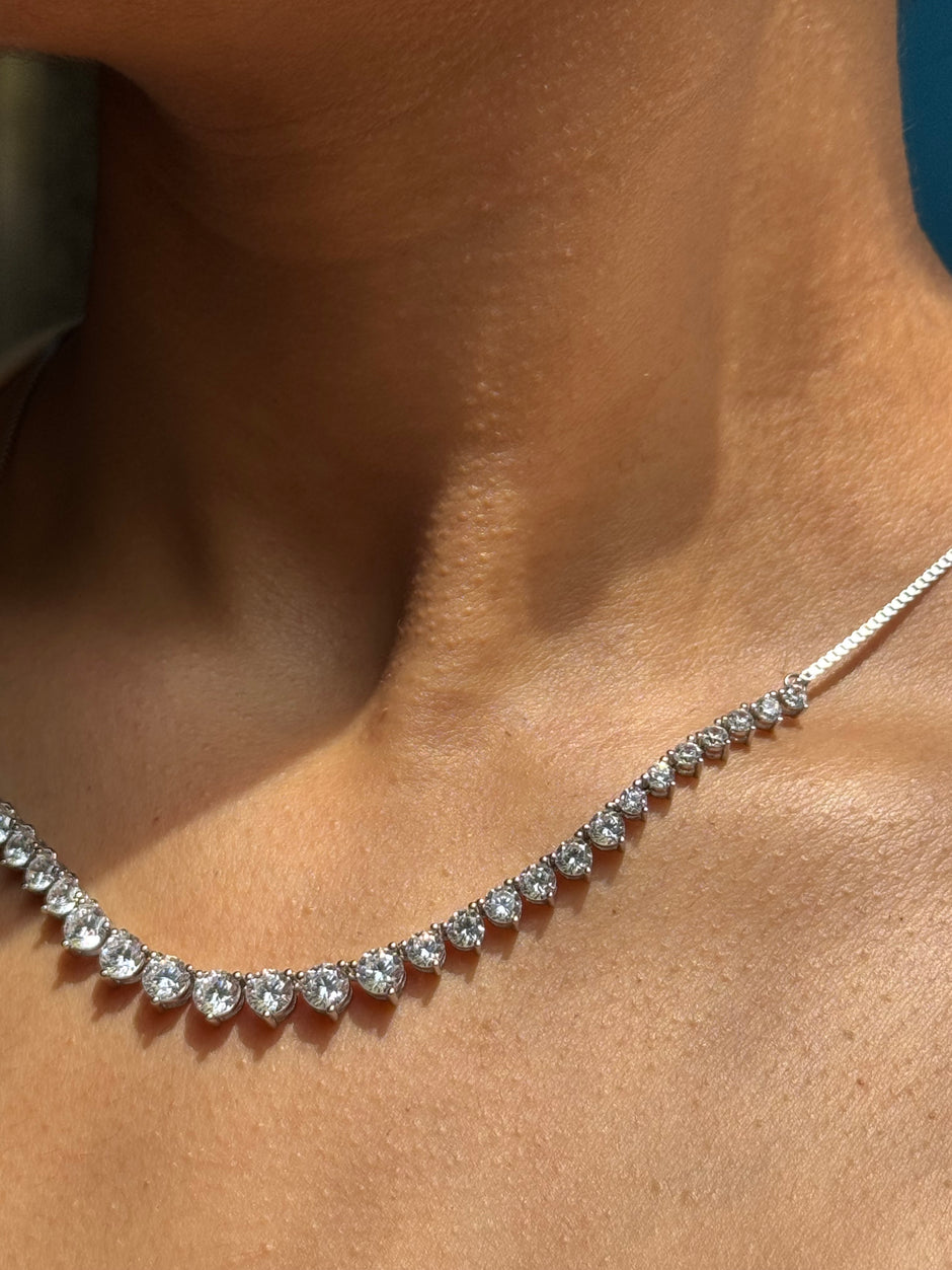 Celeste Tennis Necklace