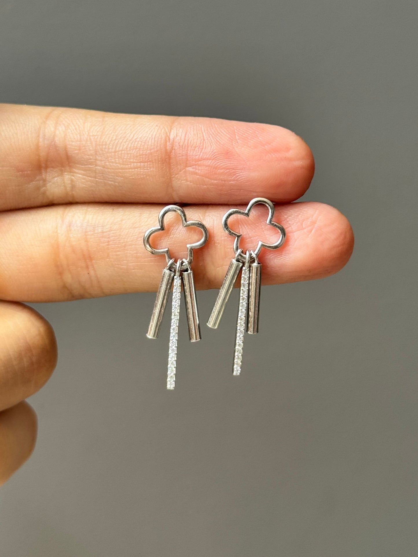 Clover Cascade Drop Earrings