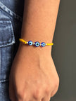 Evil Eye Yellow Rakhi