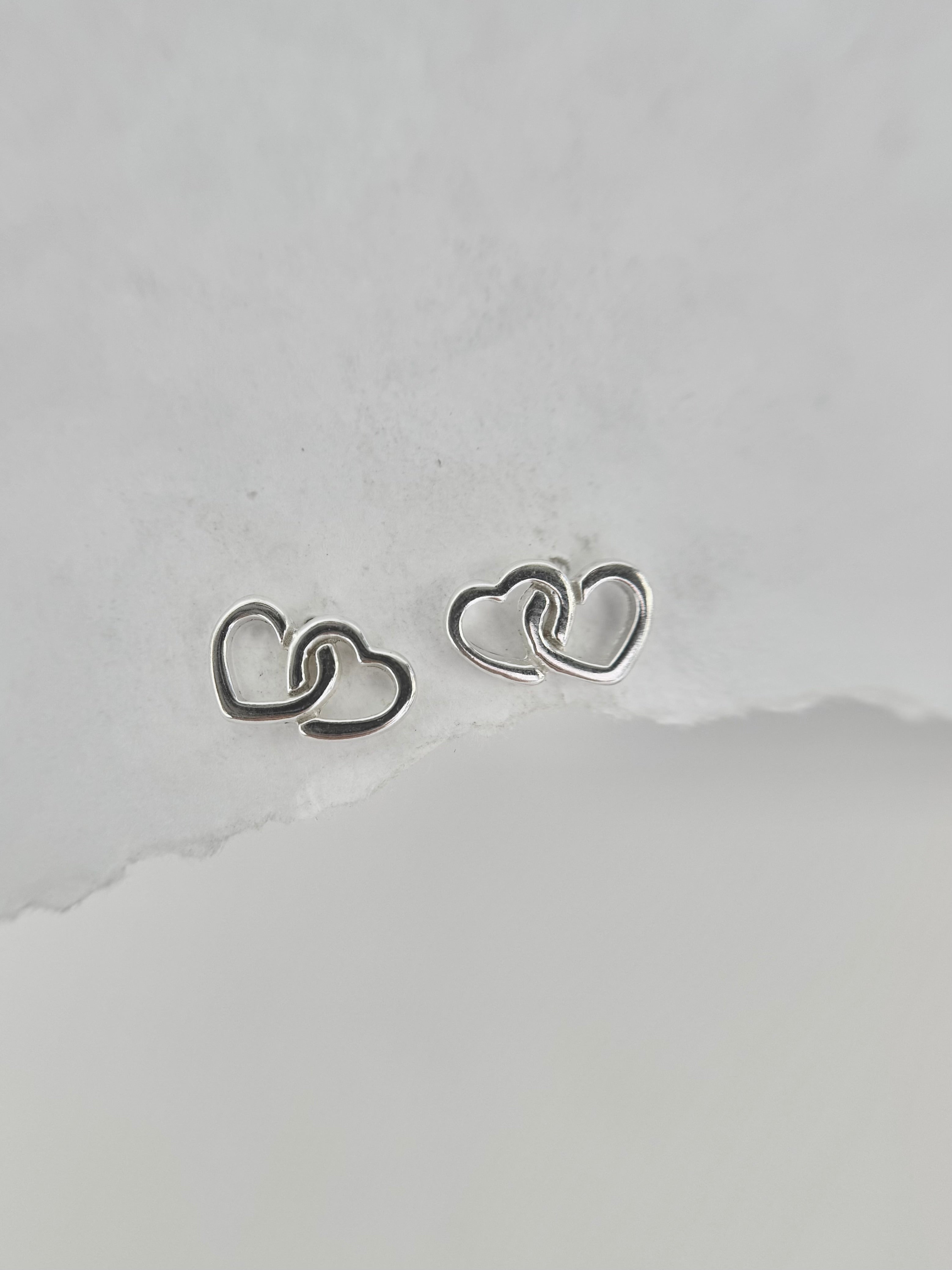 Dual Heart Earrings