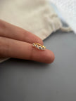 Gold Pixel Nose Ring