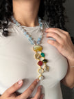 Aquamarine MOP Necklace