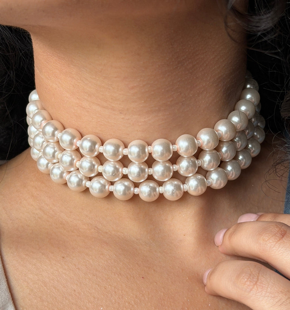 Ivory Pearl Choker