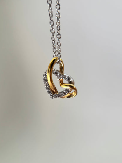 Heart Duet Necklace