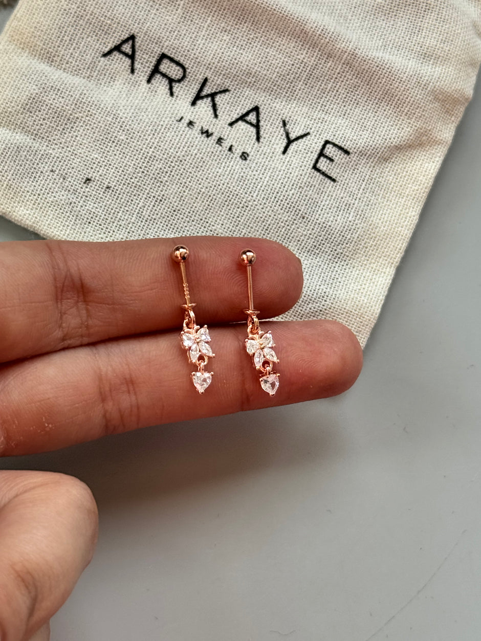 Cyan Helix Earrings