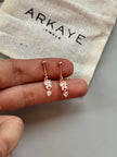 Cyan Helix Earrings