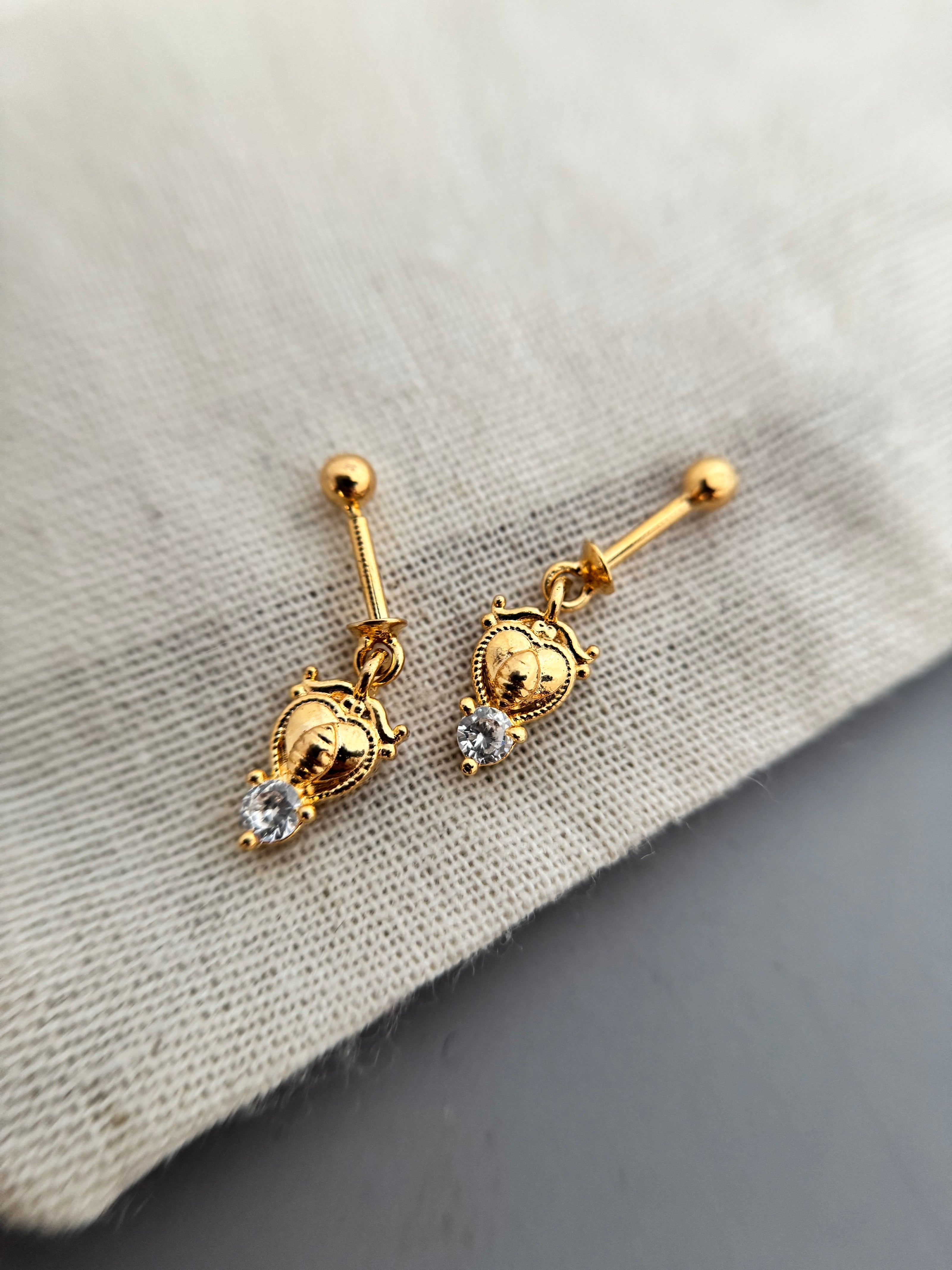 Bhairavi Helix Earrings