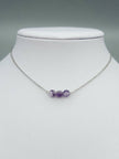 Tri Amethyst Necklace