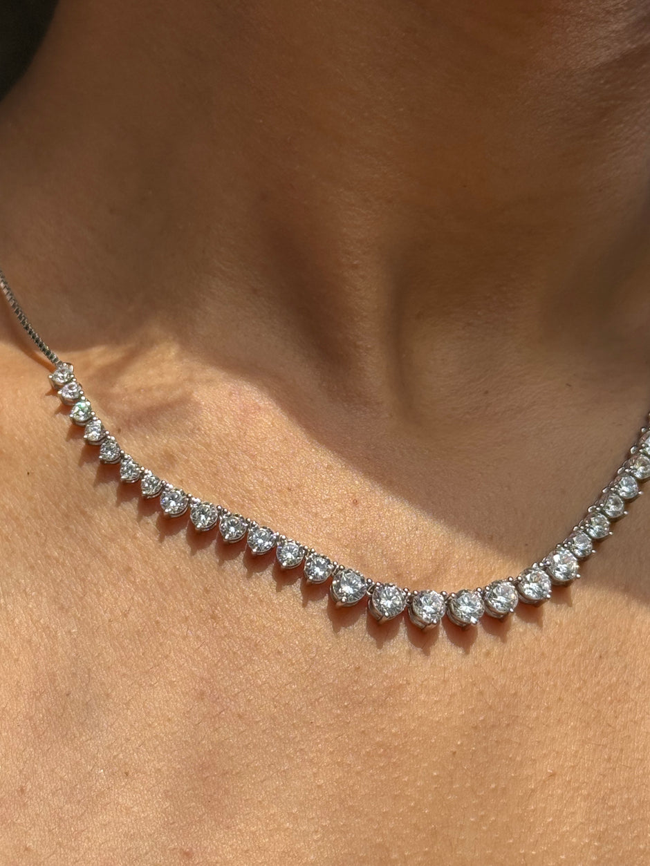 Celeste Tennis Necklace