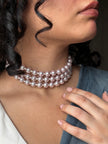 Lavender Pearl Choker