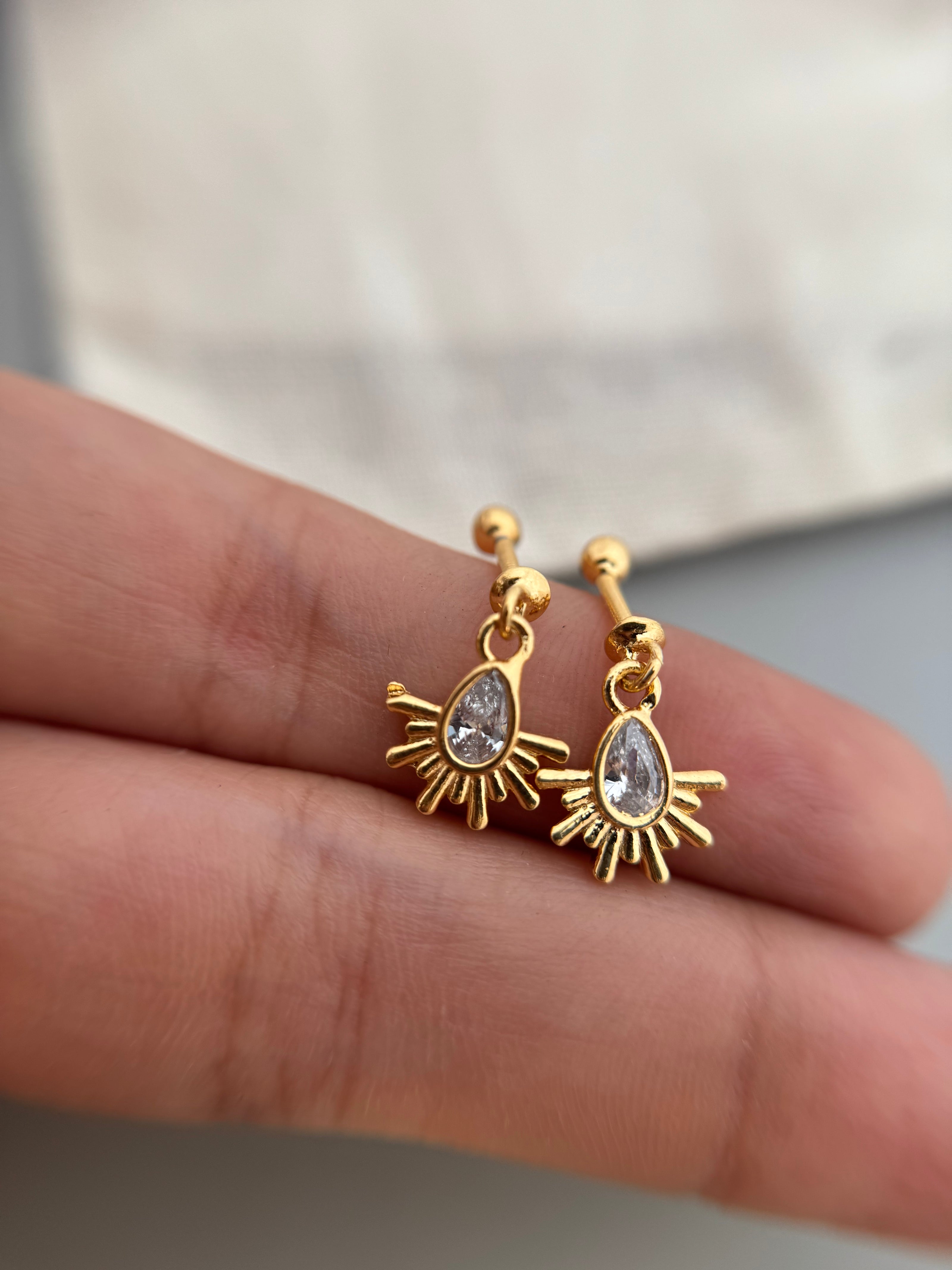 Indira Helix Earrings
