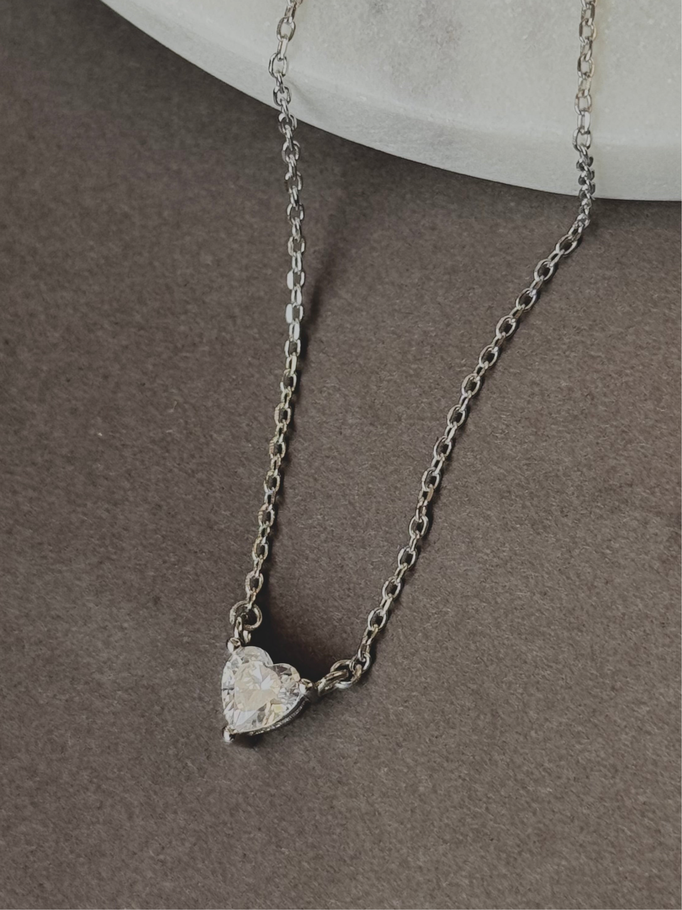 Amour Solitaire Necklace