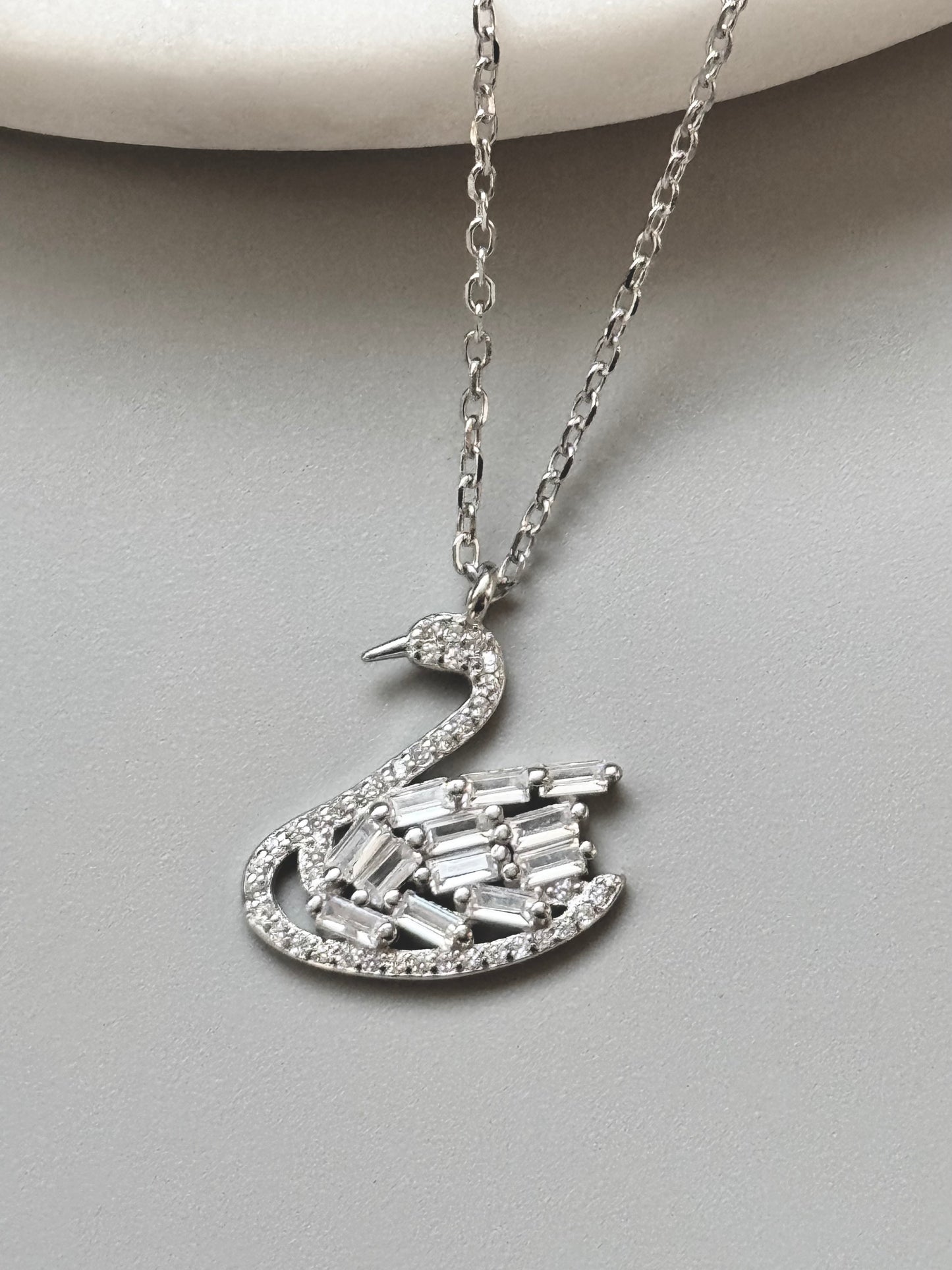 Cyrene Swan Necklace