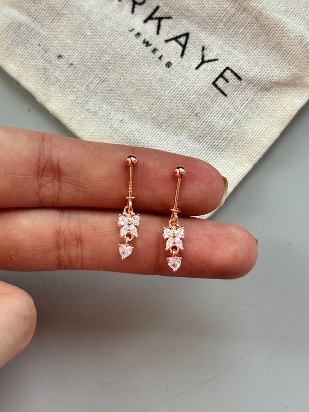 Cyan Helix Earrings