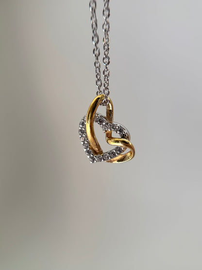 Heart Duet Necklace