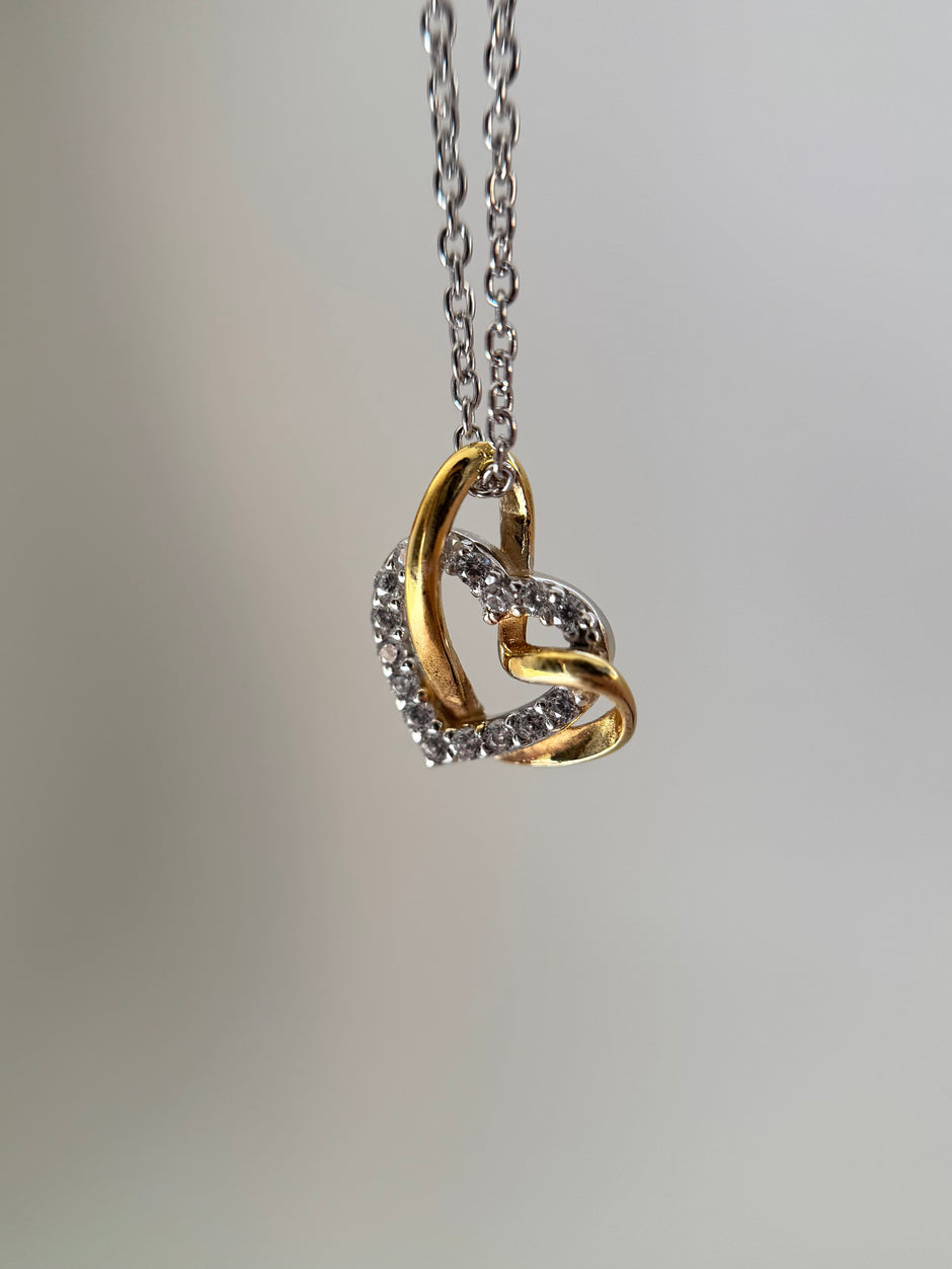 Heart Duet Necklace